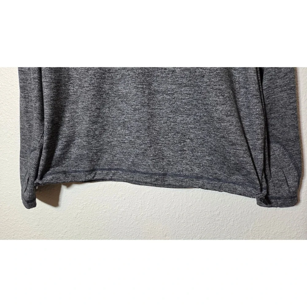 Dunning Golf‎ Quarter Zip Pullover Gray Heather Performance Stretch Medium